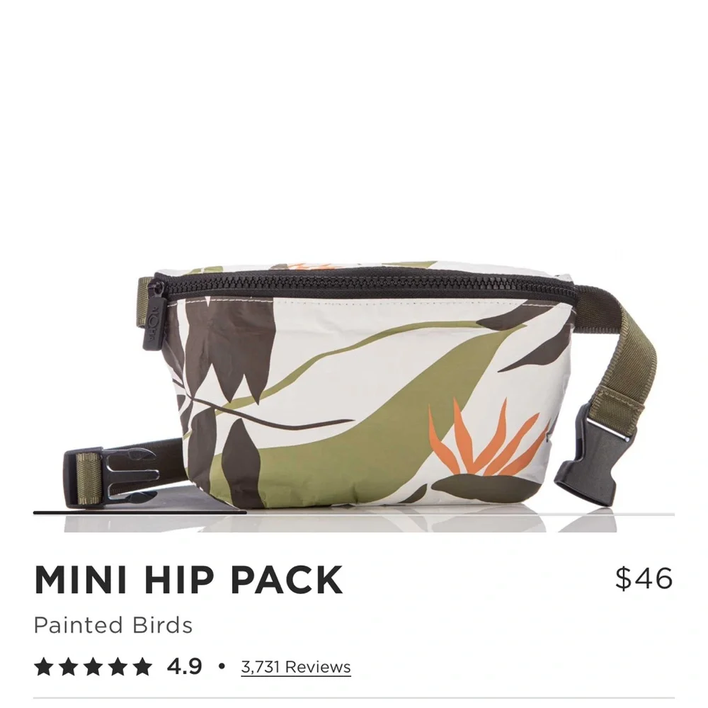 ALOHA Collection Painted Birds Hip Pack - Picture 5 of 5